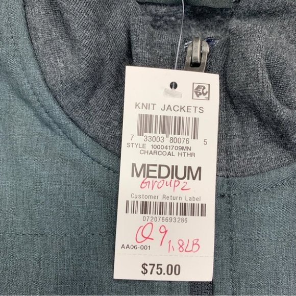 Alfani Reyes Mixed-Media Shirt Jacket Charcoal Hthr M - Picture 11 of 11